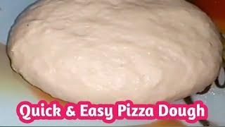 Quick & easy pizza dough at home|by Kitchen With Alisha