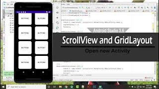 ScrollView and GridLayout open new activity - Android Studio 3.6