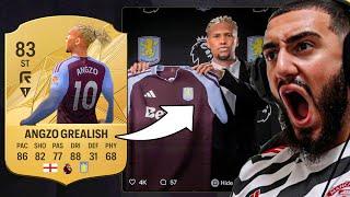 ANGZO GREALISH SIGNS HIS FIRST PRO CONTRACT IN FC25 - Player Career Mode #1