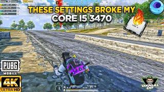 These settings broke my i5 3470 | 8gb ram & Rx 460 4gb| Pubg Mobile Gameloop emulator HDR gameplay