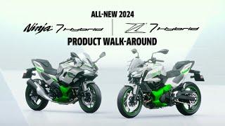 The All-New 2024 Kawasaki Ninja 7 Hybrid & Z7 Hybrid Product Walk-Around Video