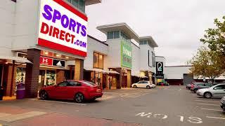 Aylesbury Shopping Park An Early Morning View. Buckinghamshire England.