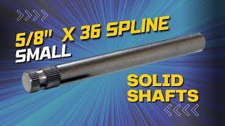 Dan's Performance Parts small spline shafts