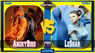 SF6 AngryBird (ken) VS LeShar (chun li) FT3 Lounge Masterz TV