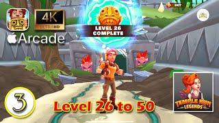 TEMPLE RUN LEGENDS | Mobile Gameplay | Part 3 | iOS Apple Arcade | Level 26 to 50