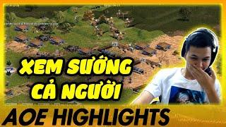 Chim Sẻ cầm Minoan THỦ NHÀ khiến 50.000 khán giả NỔI DA GÀ | AoE Highlights