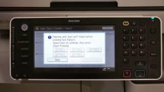 Ricoh Customer Support - How to do Auto Colour Calibration