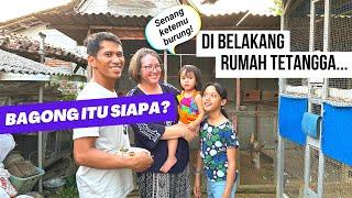 Indonesia Banget! Nyuapin Anak Makan Sambil Main Ke Rumah Tetangga Bersama Istri Bule