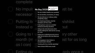 NO BUY 2025 LIST!!! #nobuy2025