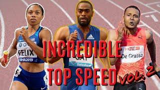 Sprinters With Incredible Top Speed/Speed Endurance • Part 2 - Sprinting Montage