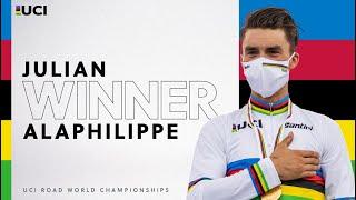 Winning rainbow stripes with Julian Alaphilippe | UCI Road World Championships