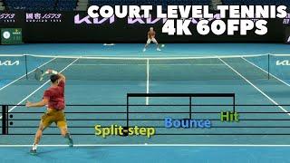 Feeling The Rhythm Makes Tennis Easier! | Split-step, Bounce, Hit Audio Cues To Help Find Rhythm