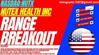 RANGE BREAKOUT : NUTX STOCK ANALYSIS | NUTEX HEALTH STOCK