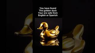 Golden duck