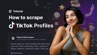 How to Scrape TikTok Profile Data - TikTok Profile Scraper Tutorial