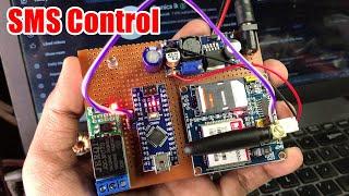 EASIEST Arduino SMS Relay Control Code | Arduino GSM Relay Project | SIM900A GSM Relay Switch