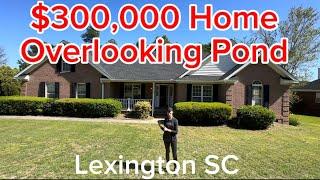 One Story Home Overlooking Pond in Lexington SC