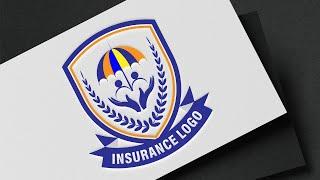 Insurance, Credit, and Loans Logo Design Tutorial | Rasheed RGD
