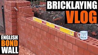 Bricklaying Vlog - Building Brick Wall Continued