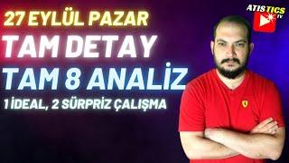 SADECE DERBİ'DEN 3.00 ORAN! 27 EYLÜL PAZAR 2020 İDDAA TAHMİNLERİ | Atistics TV