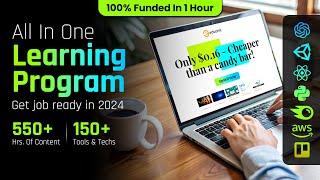 ALL IN ONE LEARNING PROGRAM - Get Job Ready in 2024 (Live on Kickstart)