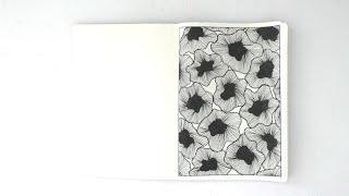 37/100 days zentangle project || Daily challenge #37