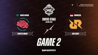 Twisted Minds vs RRQ Hoshi GAME 2 M6 World Championship | RRQ vs TW ESPORTSTV