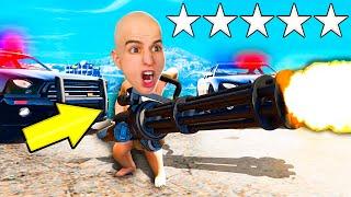 СТАЛ РЕБЕНКОМ В GTA 5! ЗАРАБОТАЛ 5 ЗВЕЗД РОЗЫСКА! ОЧЕНЬ СМЕШНОЙ МЛАДЕНЕЦ