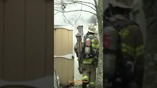 Hanover Township Garage Fire #firedepartment