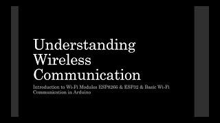 DAY 22 | Introduction To ESP32 & ESP8266 | Wireless Communication | Industrial Training Class