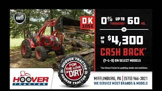 Hoover Tractor LLC, Mifflinburg PA January 2022 DK Tractor Ad
