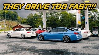 BMW M CARS CRAZY MOUNTAIN DRIVE!!!