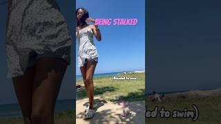 being stalked at the beach!!!!
