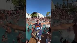 Blowing my sax at Hard Rock Ibiza!