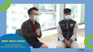 Ricky Meets Students AY2021-22 | HKMU SAO