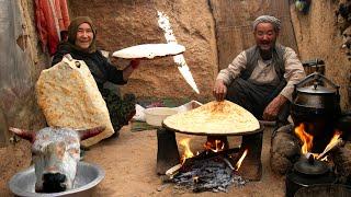 Afghan Cave Cooking Secrets by Old Couple's You Need to Know | Afghanistan Village life