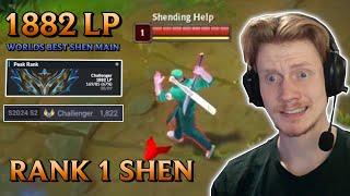 Testing my Garen vs The Worlds Best Shen!! 1800 LP