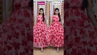 Meesho vs Myntra |Unboxing Dress| Honest Review| Maxi Dress| Long dress| #meesho #myntra