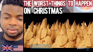 Brit Reacts To THE WORST THINGS TO HAPPEN ON CHRISTMAS!