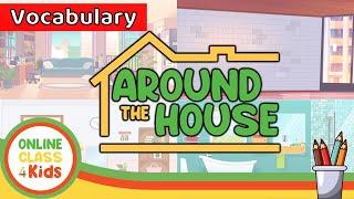 Around the House Vocabulary | Educational Videos | Learn English | Guess the Picture - ESL Games