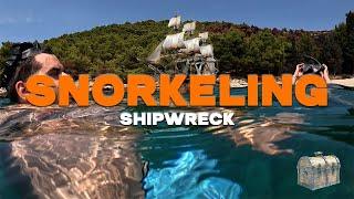 Hidden Sunken Shipwreck  Snorkeling