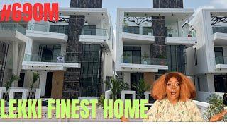 HOUSE FOR SALE IN LEKKI LAGOS NIGERIA: LUXURY MANSION |  RESORT STYLE SWIMMING POOL+ CINEMA+BQ 690M