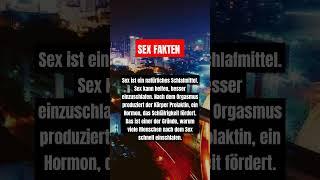 Sex Fakten - Sex ist ein Schlafmittel #faktenvideo #sexfakten #top10