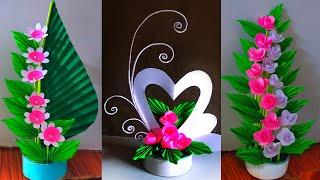 beautiful flower bouquet making with paper / diy flower bouquet