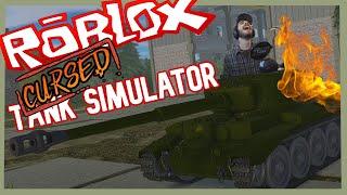 This tank simulator, is CURSED! (ROBLOX Tanmk Simulator)