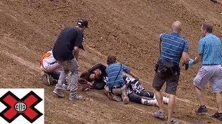 MOTO X AND SNOWMOBILE CRASHES COMPILATION ON X GAMES and X Fighters