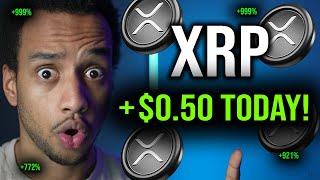 XRP HOLDERS: WE ARE SO FREAKING BACK!!! + 50 CENTS TODAY!