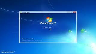 Clean Windows 7 installation on ASUS Laptop for beginners