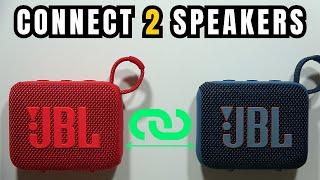 JBL Go 4: Connect 2 Speakers Together