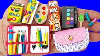 70 DIY MINIATURE REALISTIC HACKS AND CRAFTS : DIY MAKEUP, SCHOOL SUPPLIES, MINI FOOD COLLECTION